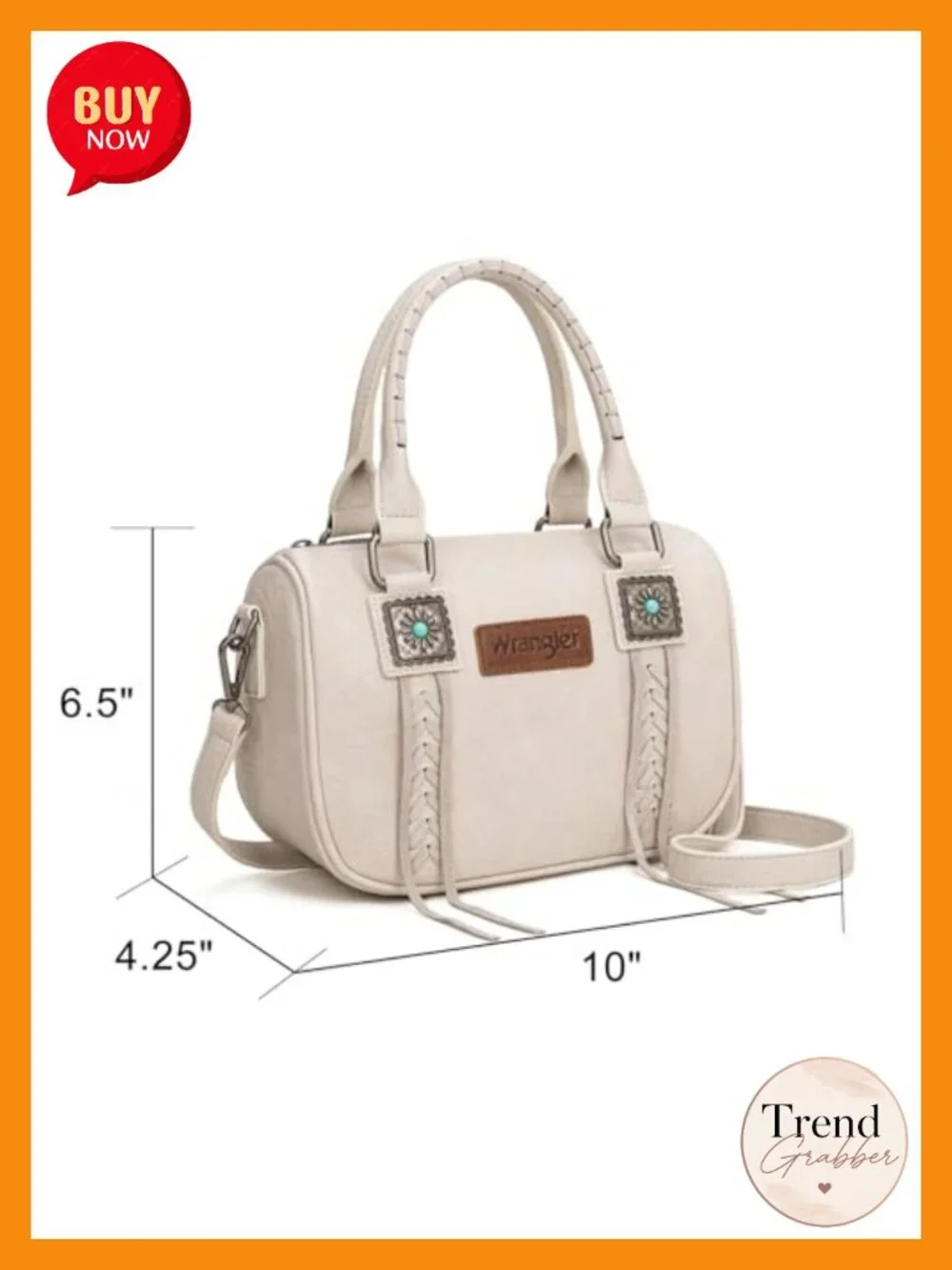 Faux Leather Fringe Crossbody Satchel Purse with Detachable Strap